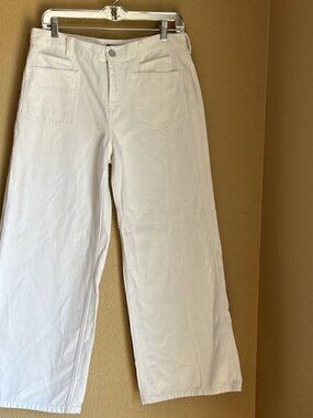 Ralph Lauren Lauren Jeans Company White wide leg jeans